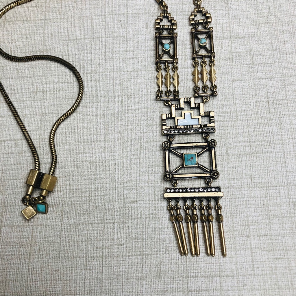 Chloe Isabel Aztec Style Necklace 38$